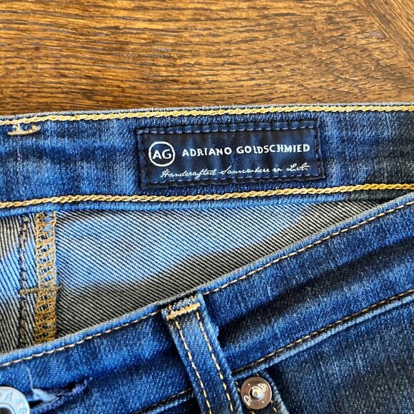 AG Adriano Goldschmied Stilt Roll-Up Cigarette Crop Jean Size 29 - Picture 3 of 5